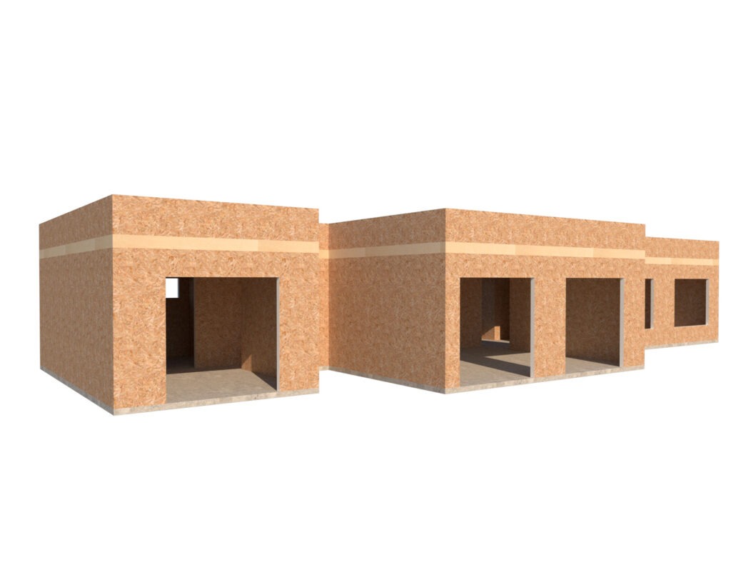 Kit Panel Sip Mediterraneo 120m2