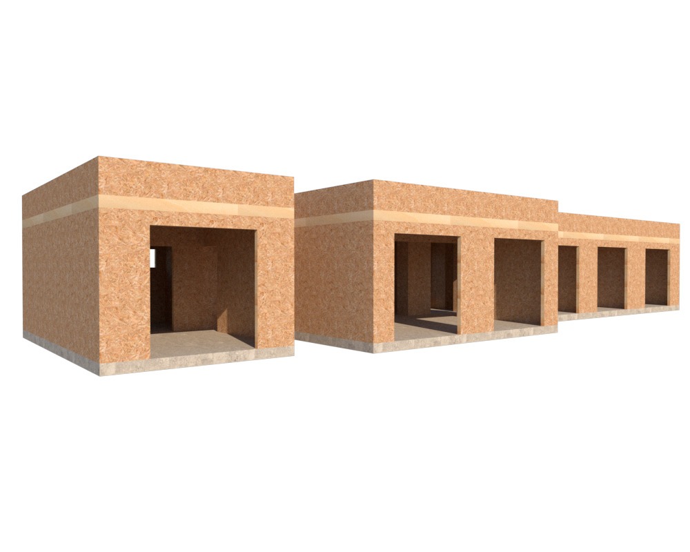 Kit Panel Sip Mediterraneo 140m2