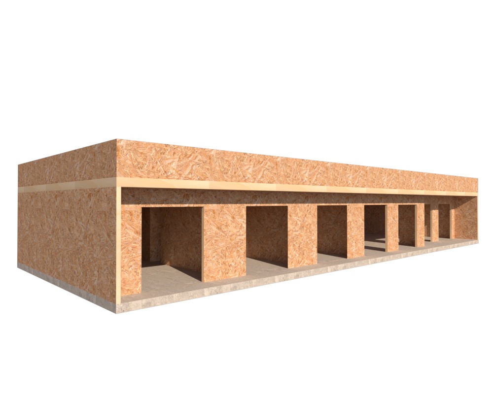 Kit Panel Sip Mediterraneo 150m2