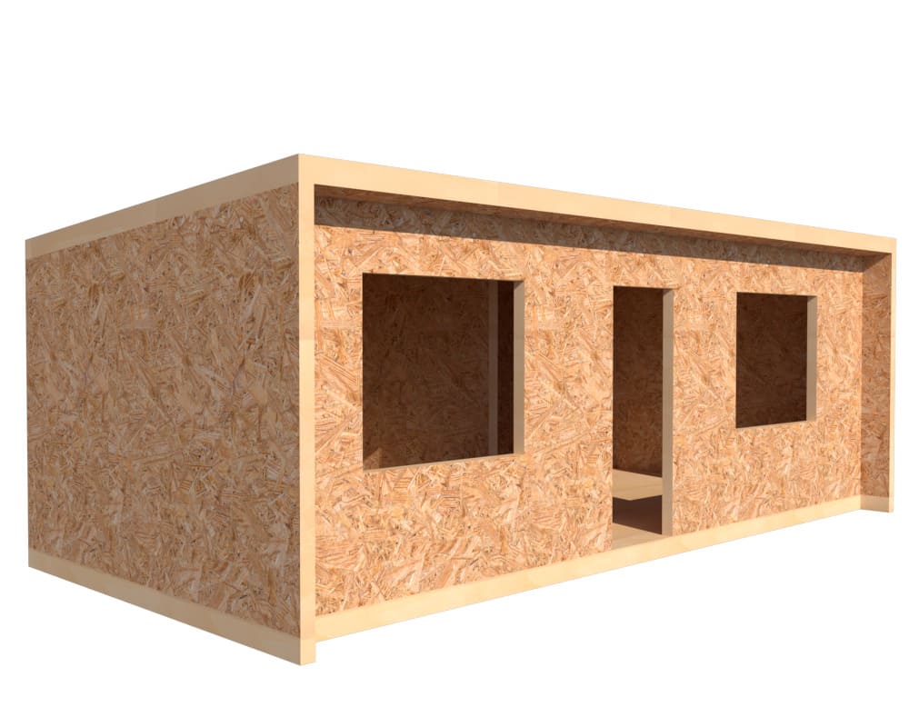 Kit Panel Sip Techo Inclinado 24m2