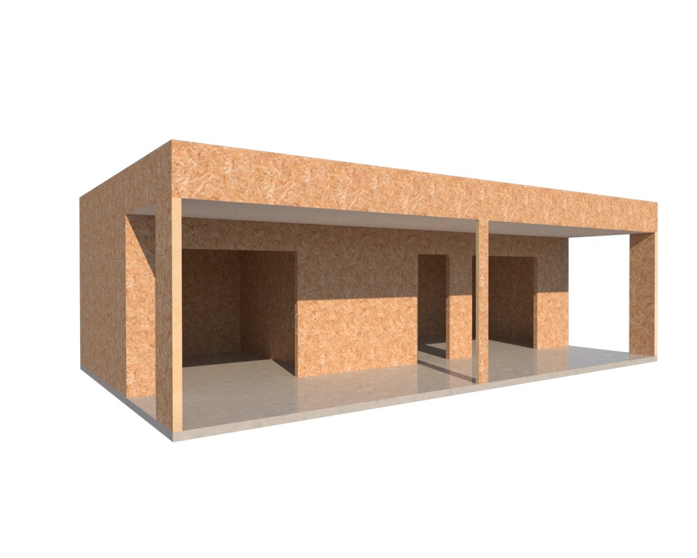 Kit Panel Sip Mediterraneo 34m2