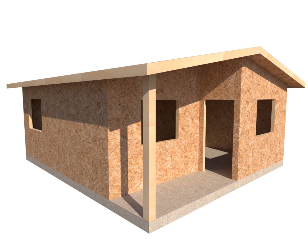 Kit Panel Sip Tradicionada 36m2