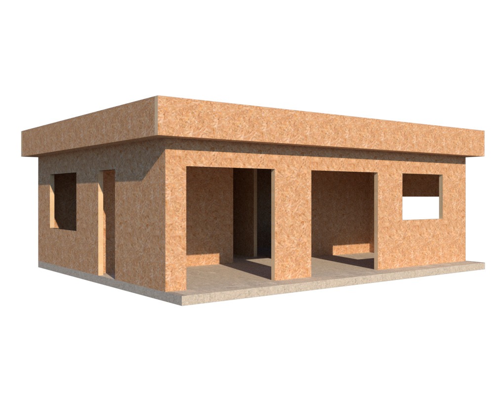Kit Panel Sip Mediterraneo 48m2