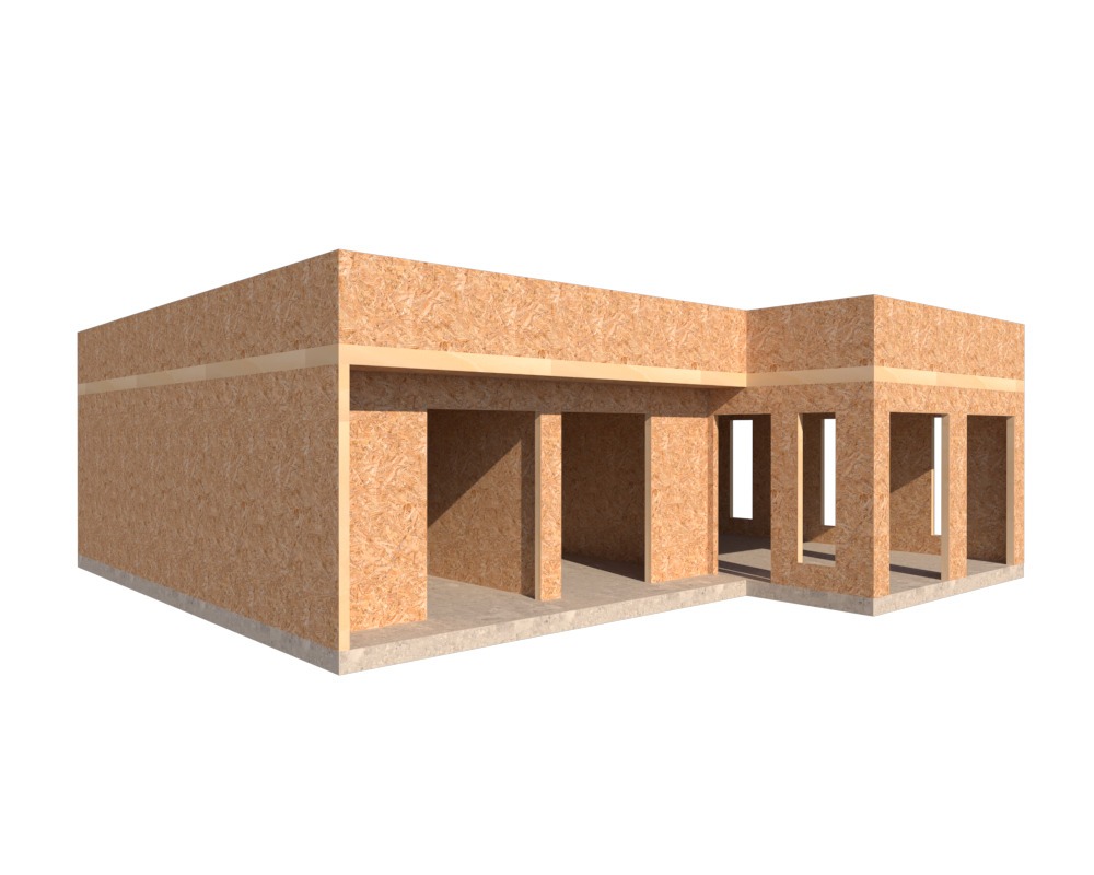 Kit Panel Sip Mediterraneo 85m2
