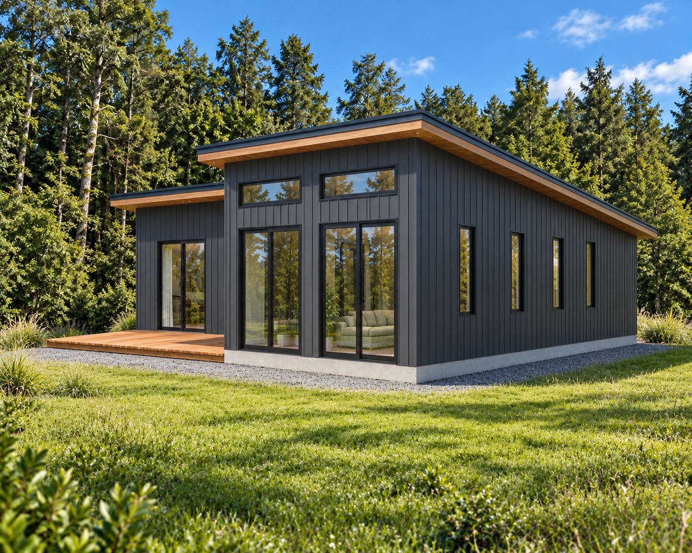 Kit Casa 85m2 – Techo Inclinado
