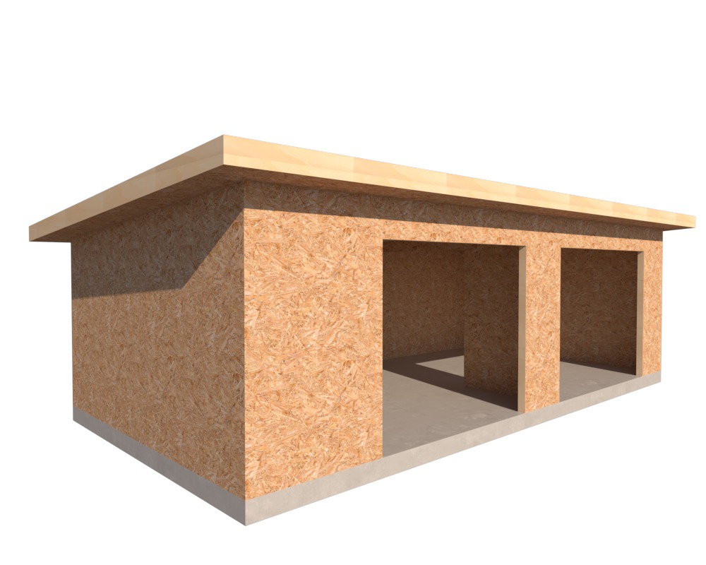 Kit Panel Sip Quincho 35m2