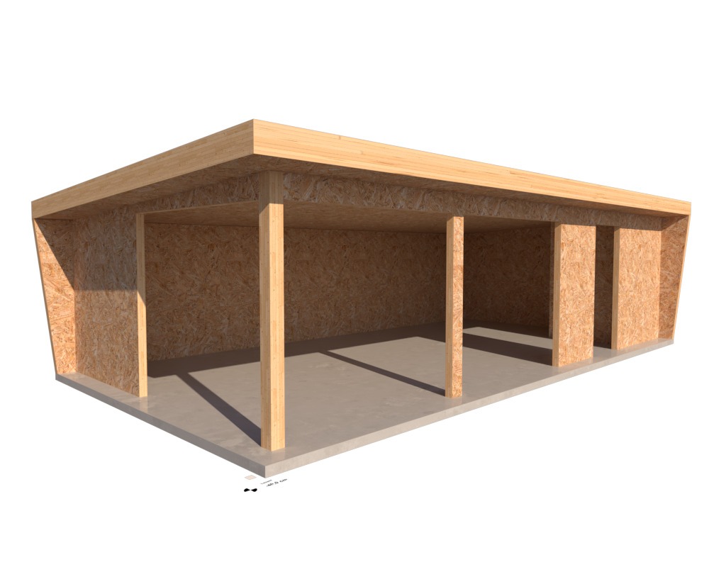 Kit Panel Sip Quincho 48m2