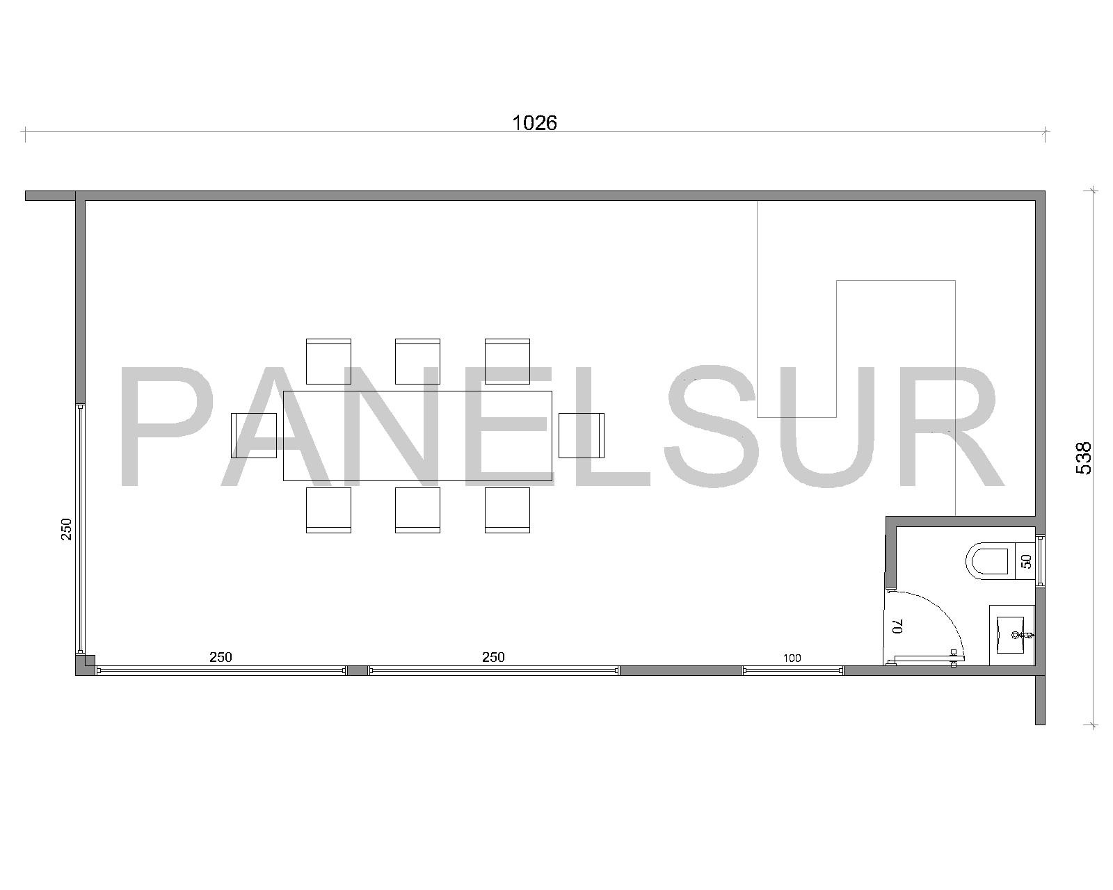 Q48IN – Quincho 48m2 – planta