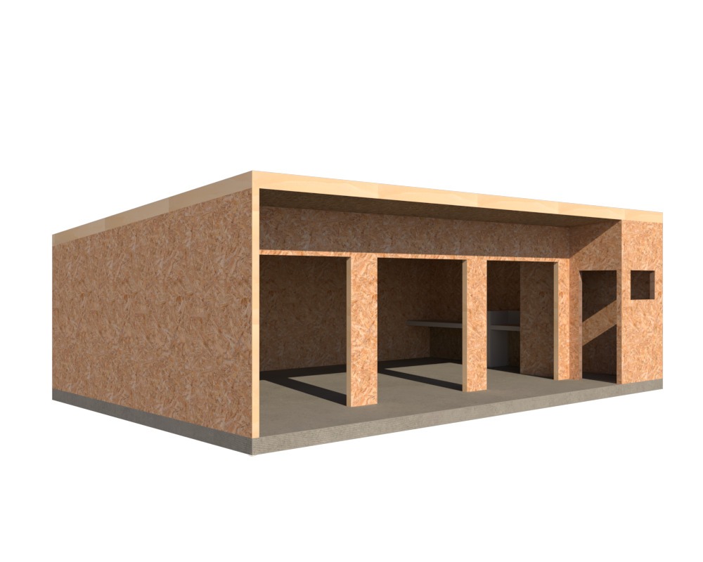 Kit Panel Sip Quincho 60m2
