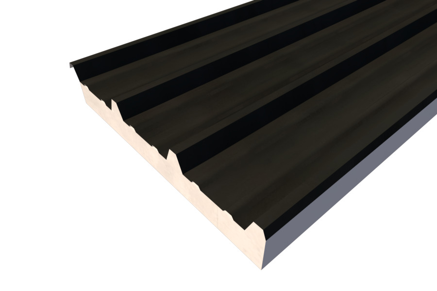 Cubierta Aislada Tipo PV4-04mm 100x600x7.5cm D15