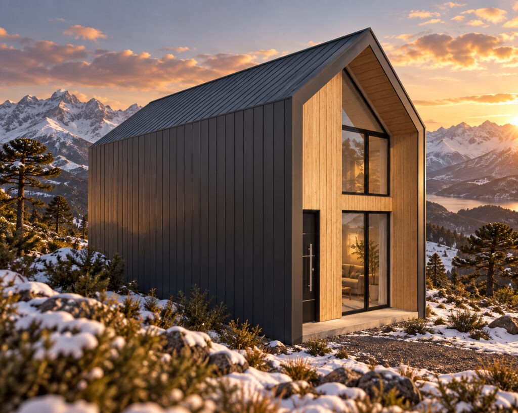 Casa 54m2 techo Galpon